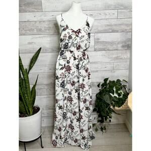 Loft Beautiful Floral Maxi Dress Size Fits Small (2) Worn Once, EUC
